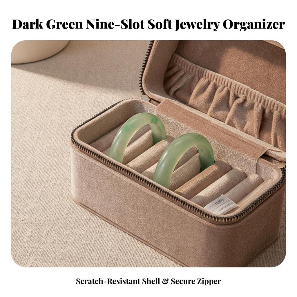 Jewelry Organizer Box Safekeeping Bracelet Compact for Dresser
