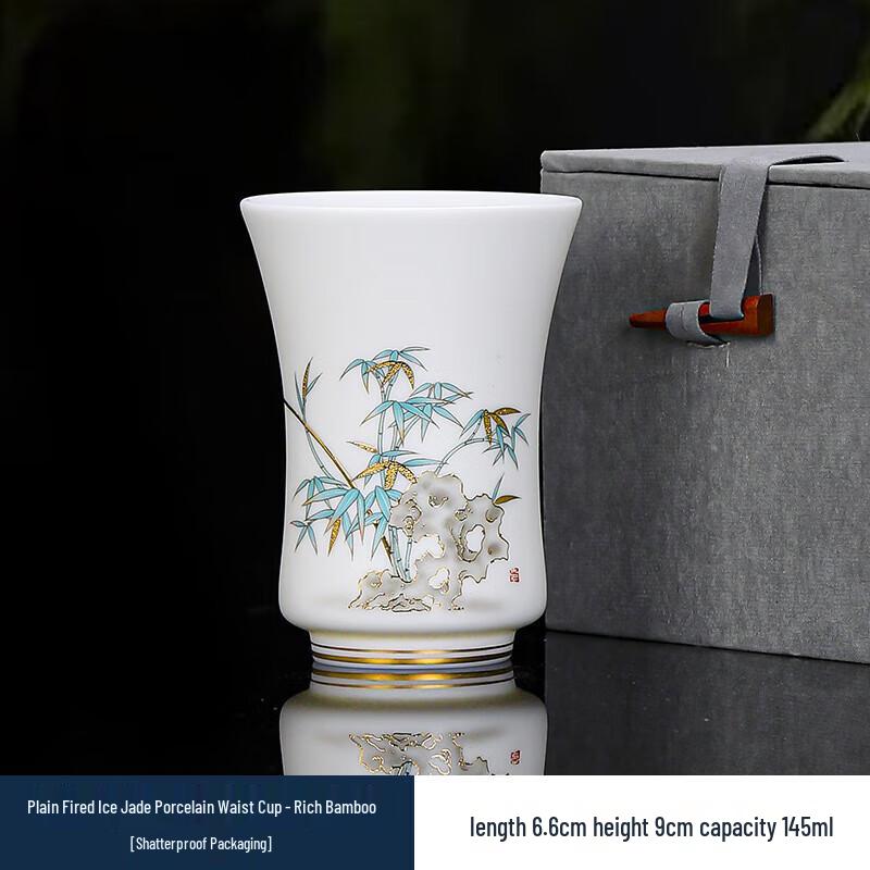 

Mutton-Fat Jade White Porcelain Master Teacup