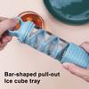 Geometric Ice Cube Tray with Lid Flexible Silicone Easy-Release Ice Mold for Whiskey Cocktails BPA-Free Large Capacity Freezer Container