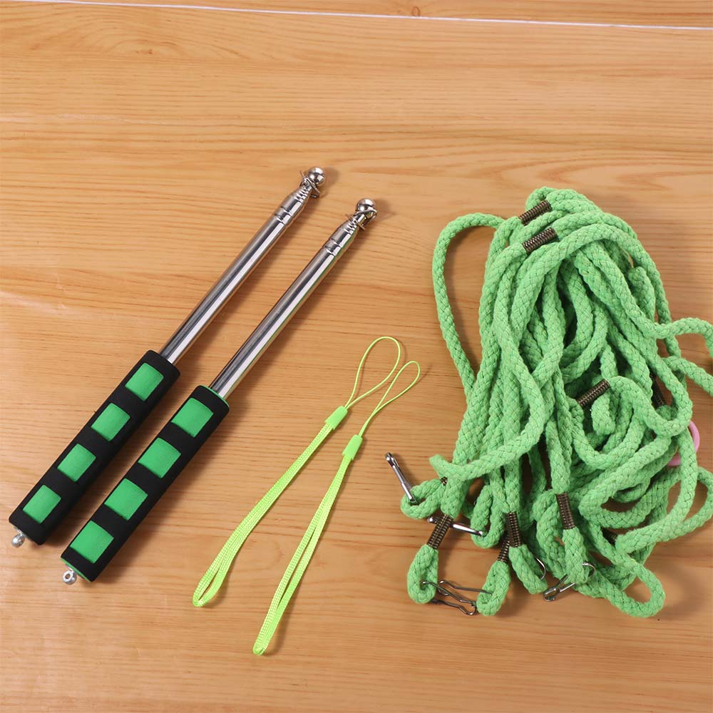 Double Rod Bubble Machine Sticks Big Size Bubble Rope Set Outdoor Bubble Wand  Kids Toy