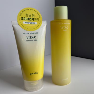 GREEN TANGERINE VITA-C PIANKA OCZYSZCZAJĄCA 150ml + TONIK 300ml