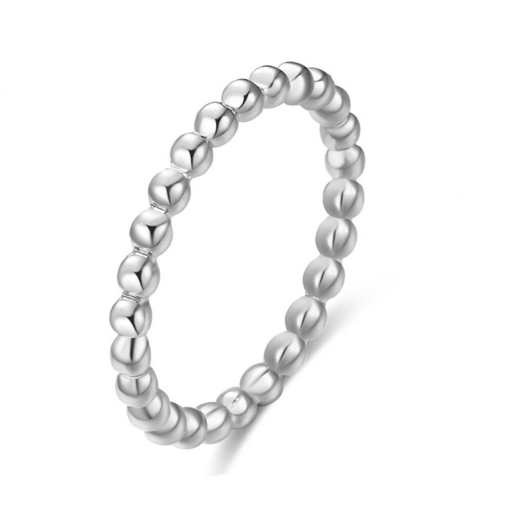 

Female round stainless steel ring Simple stainless steel couple s ring 5