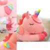 Adorable Unicorn Stuff Toy Soft Plush Doll Cushion Perfect Kids Birthday Gift