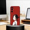 Kaguya-sama Kaguya Shinomiya Phone Case Black Silicone Soft For Samsung S25,S24,S21,S22,S23,S30,Ultra,S20,Plus,Fe,Lite