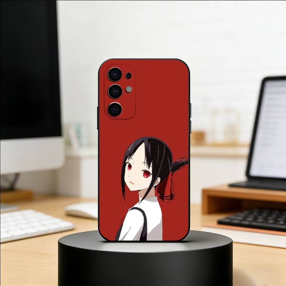 Kaguya-sama Kaguya Shinomiya Phone Case Black Silicone Soft For Samsung S25,S24,S21,S22,S23,S30,Ultra,S20,Plus,Fe,Lite