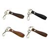 Genuine Leather Keychain for Business Professionals Portable Sturdy Keyring with Various Color for Everyday Use