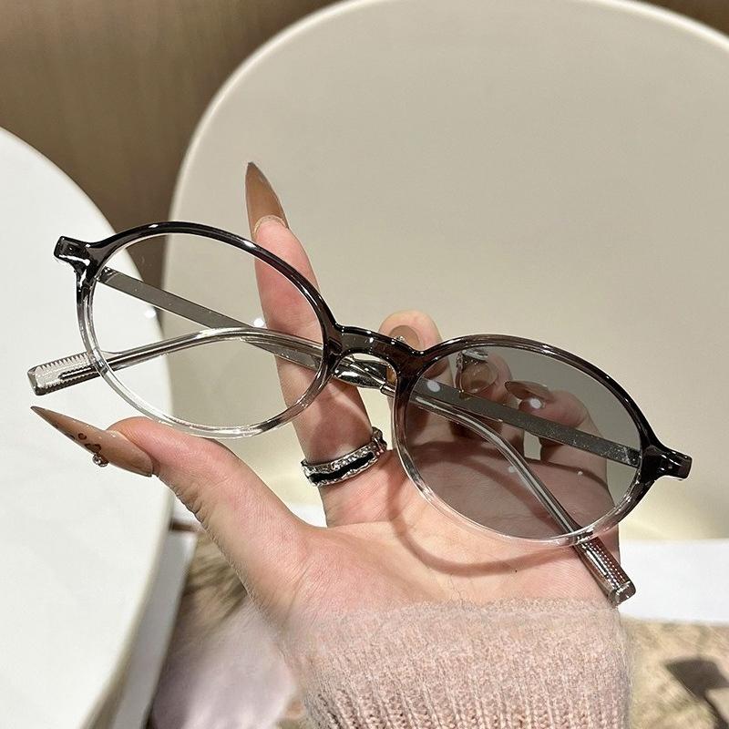 New Retro Anti-Blue Light Photochromic Myopia Glasses Unisex Outdoor Color-Changing UV Protection Eyewear Diopter 0 To -4.0