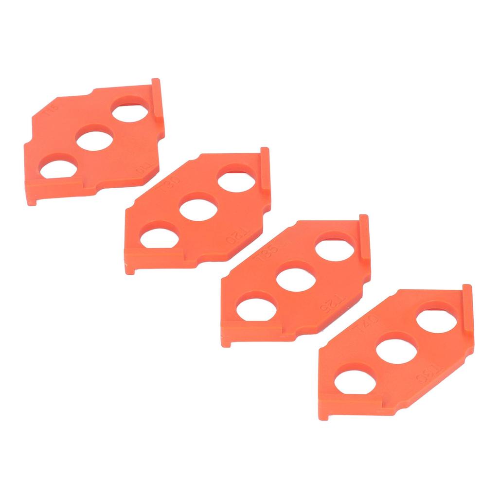 4 szt. Zestaw szablonów do frezarki do zaokrągleń, Zaokrąglony narożnik, Frez do zaokrągleń, do obróbki drewna, Trymer krawędziowy