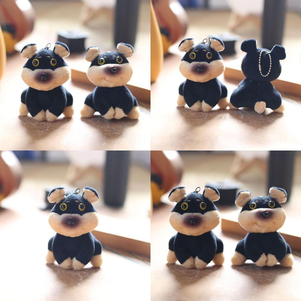 Cute Dog Hornet Plush Toy Keychain Backpack Pendant Gift For Kids Decor Bag