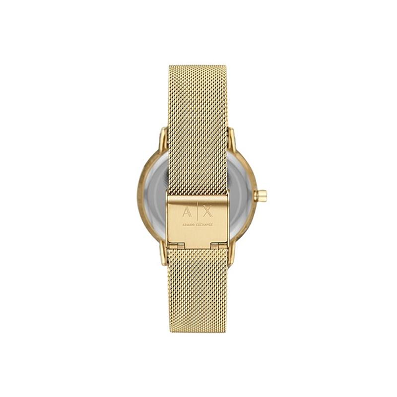 ARMANI EXCHANGEAE Wrist Watch Quartz Movement Silicone Strap Black Dial Unisex AX5536-AX7105
