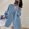 Spring Autumn Women Blazers Elegant Korean Casual Solid Suit Jacket Fashion Coats Office Lady Coat Outerwear