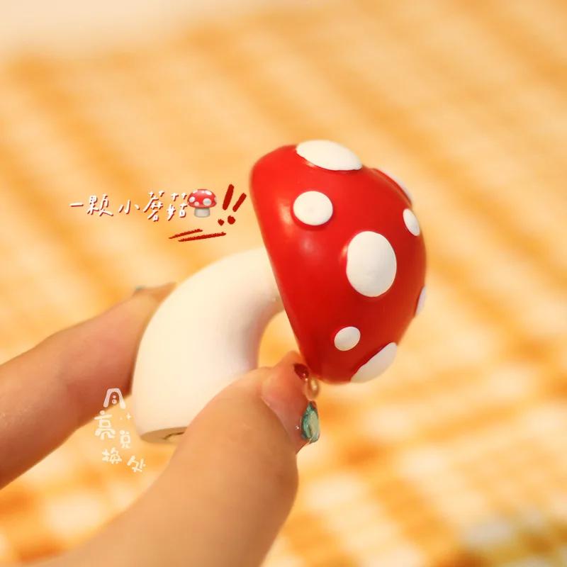 Red Mushroom Refrigerator Magnets Magnetic Stickers Wenchuang Products Interesting Creative Magnets Magnetic hook clothes rack