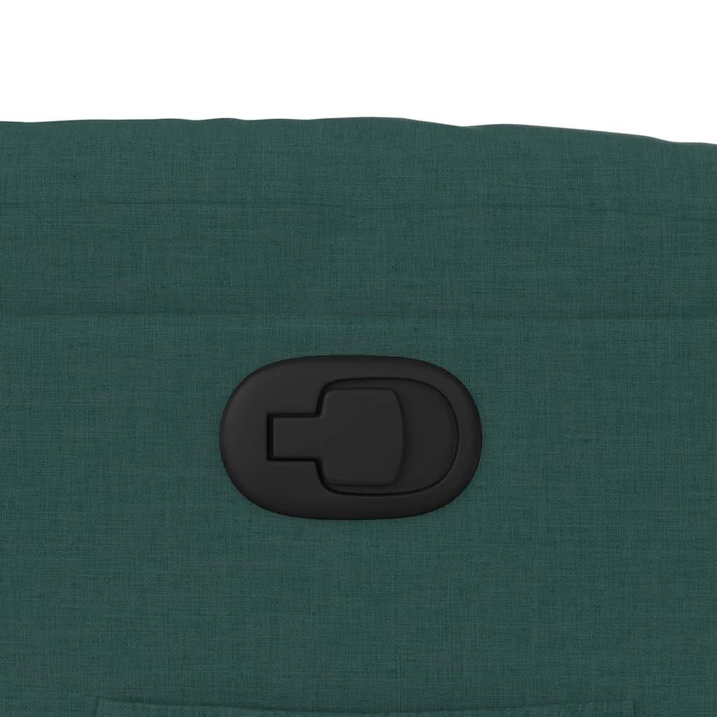 Recliner Chair with Rising Aid Dark Green Fabric