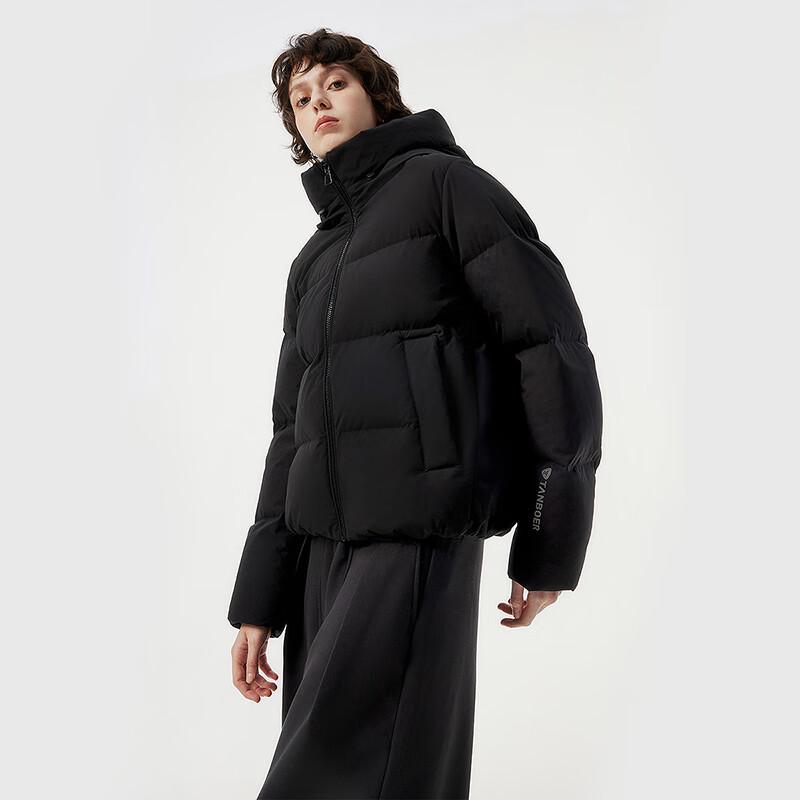 Tanboer Women's TBF330332D Short Hooded Down Jacket