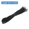 Uxcell Twisted Cord Trim 5 Yard 3mm 3-Ply Twine Braided Rope Shiny Thread String for Craft Gift Bag Curtain Christmas Decor