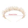 Elegante Perlen Imitation Braut-Haarbänder Barockstil Haarschmuck Stilvolles Haarband für Hochzeiten Partys Fotografie