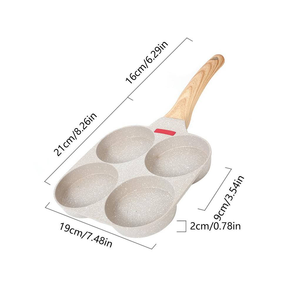 7/4 Cup Pancake Pan Egg Omelet Crepe Frying Pan Non-stick Griddle Pancake Maker Mini Pancakes Maker Perfect for Kids Breakfast