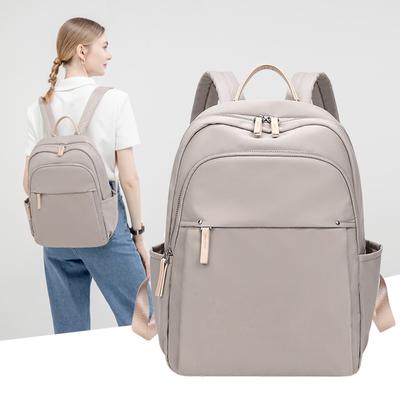Summer Simple Lightweight Commuter Backpack Large Capacity Computer Bag Oxford Cloth Casual Women's Backpack