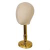 Head Mannequin with Stand clothCovered Hat Display ChildSized for Milliners,