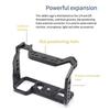 Camera Cage with 1/4 3/8 Threaded Holes Multiple Cold Shoe Mounts For A7M4 A9II A7s3 Camera Accessory Attachment