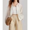 Thin Sunscreen Loose Women's Coat Summer New French Elegant Style Shirt Type Age-reducing Top Women