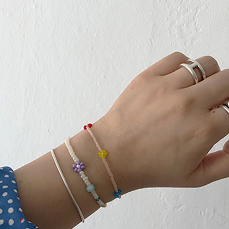OUI SAY YES! Flower Beads Bracelet_BR335