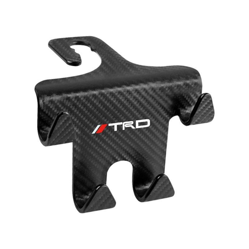 1/2PCS Car Seat Headrest Hook Auto Back Seat Organizer for Toyota GR Gazoo Racing Corolla TRD Yaris Chr Auris Rav4 Camry Prius Prado Avensis