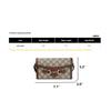 Gucci Horsebit 1955 Logo Canvas And Leather Mini Shoulder Bag Unisex Shoulder Bag Brown Ebony 699296-92TCG-8563