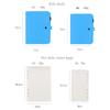 A5 A6 Portable Fashion Office Supplies Stationery Ring Binder Felt Notebook Felt Shell Portable Diary