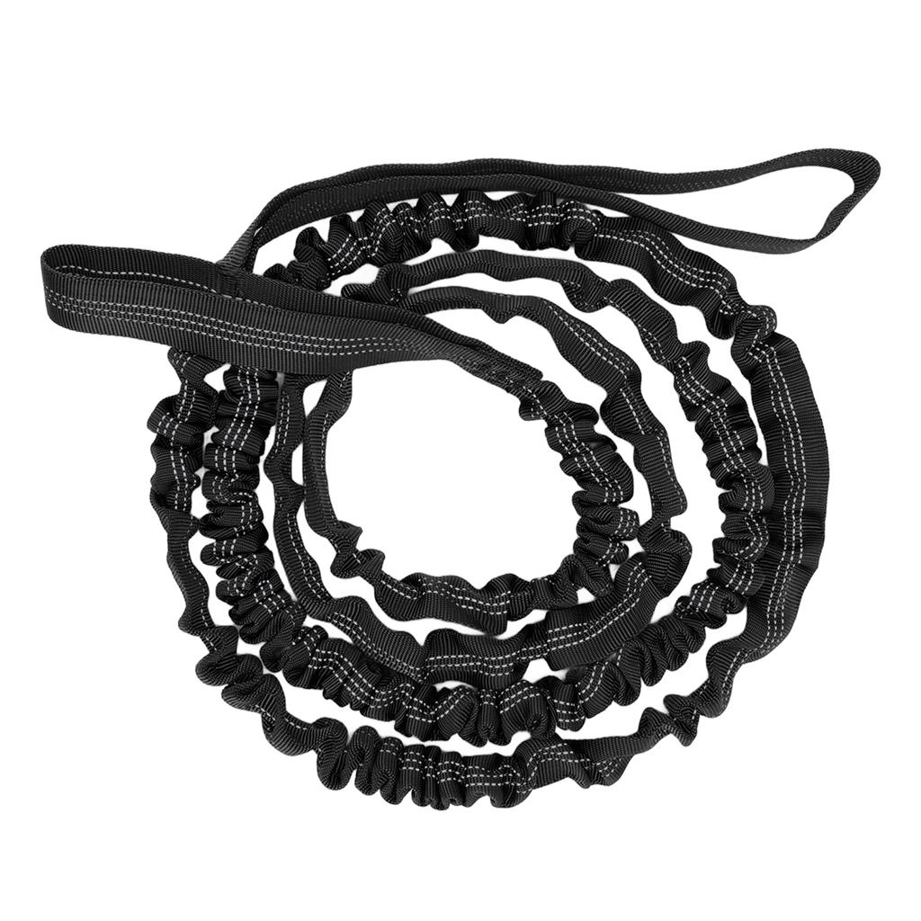 Bike Tow Bar Nylon Material Stretchable Design Natural Length 2.7m Portable Bike Towing Rope for