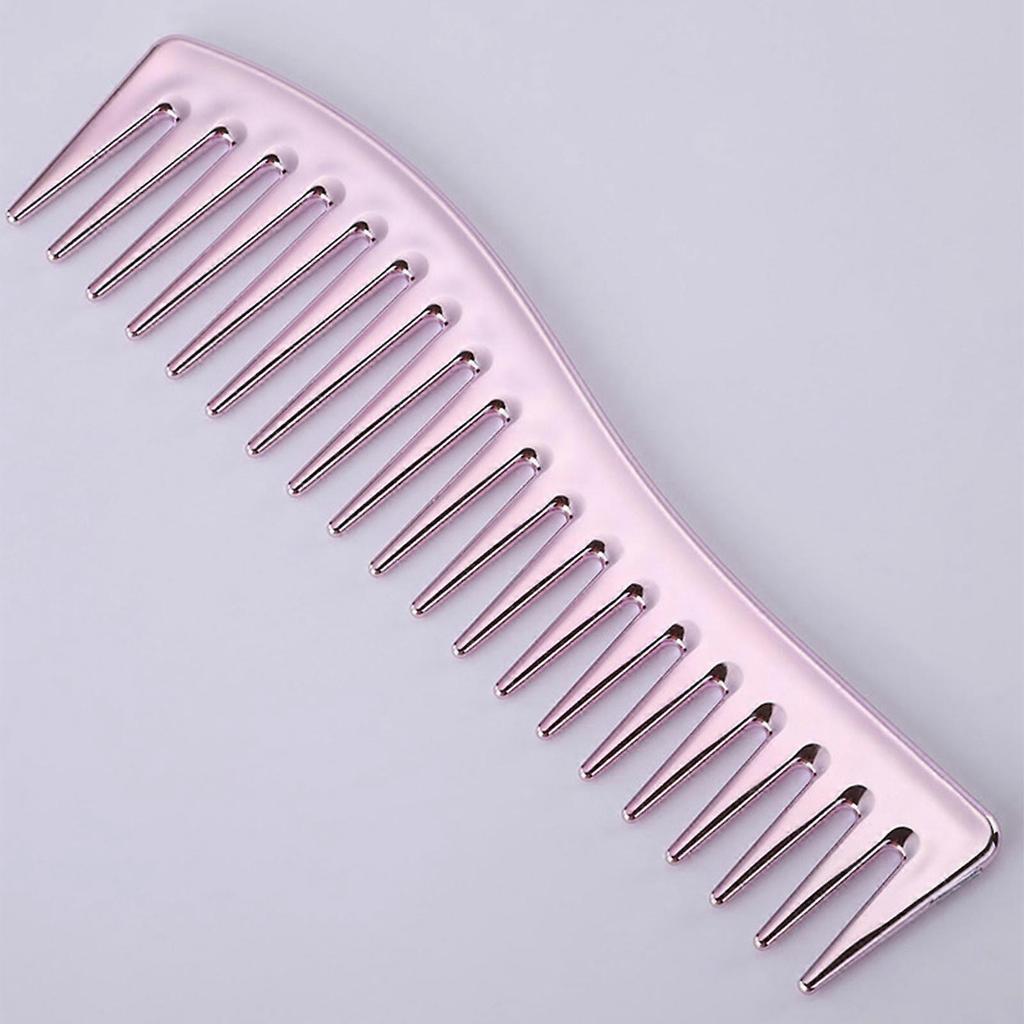 Professional Dressing Comb Metal Hair Combs For Hair Styling Long Hair Cutting Comb Short Styling Electroplated Comb