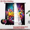 2D flat Photography Backdrop Photography Backdrop Colorful Musical Explosion 100% Polyester Party Decorations Perfect for