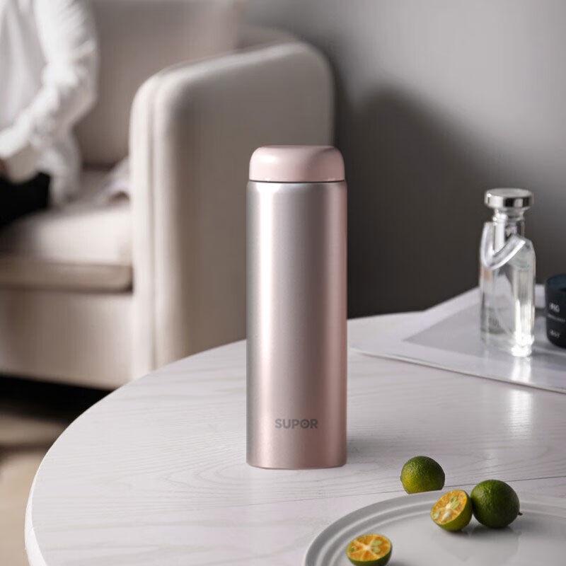 SUPOR Термос серии Warmth 380 мл, нержавеющая сталь, цвет Rose Gold