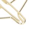 100PCS Funny Aircraft Shaped Paper Clips Gold Mini Size Jumbo Paper Clips Anti Rust Decorative Gold Paper Clips Stationery