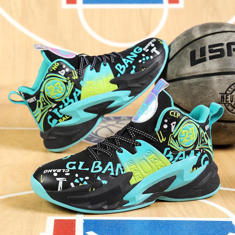 

Youth sports shoes children s basketball shoes boys running new shoes boys face leather shoes spring and autumn sports shoes 35