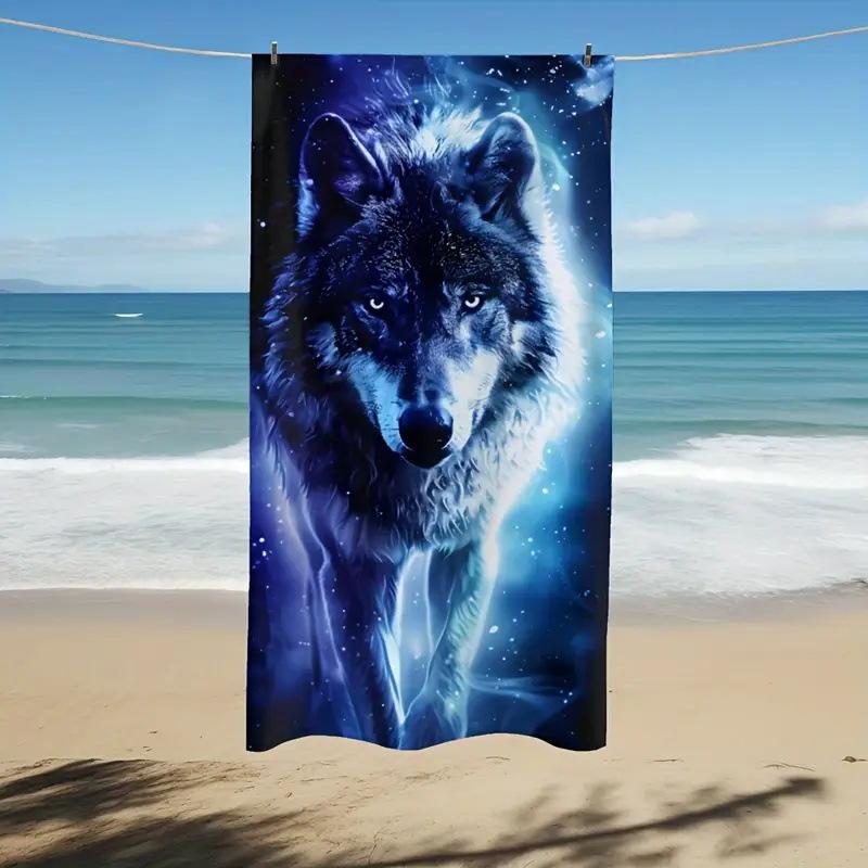 Beach Towel Quick-Drying Absorbent Beach Towel Microfiber Digital Printing Bath Towel Adult Plus