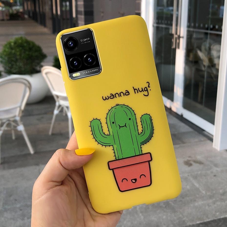 Schöne Silikonhülle Für Vivo Y33s Hülle Handyhülle Vivo Y21 2021 Y21s TPU Stoßfänger Auf Vivo Y33S 4G Y33 S Y21 Y 21S Hülle Fundas