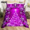 Christmas Tree Duvet Cover Set Christmas Theme Bedding Set Soft Comfortable Breathable Duvet Cover For Bedroom Guest Room