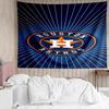 1PC Houston basketball Graffiti Art Quick-Dry Tapestry, Unique Design Tapestry, Suitable for Bedroom,Livingroom, Playroom,Heartwarming Holiday Gifts