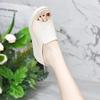 Women Sandals Women Slippers Black Wedge Platform Open Toe Women Orthopedics Thick Bottom Beach High Heels Slides 2026