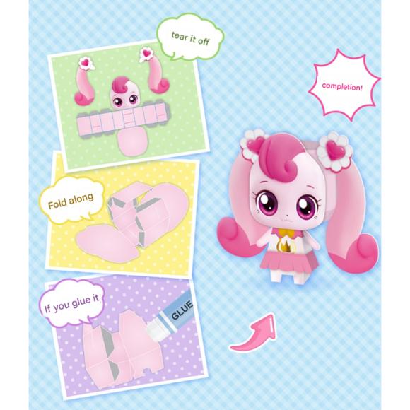 Made In Korea - Teenieping Tear and Assemble Craft Kit: Dotty Dog