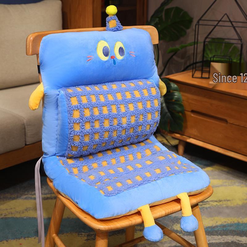 Мягкая подушка на сиденье и спинку для офисного кресла или студенческого стула осень/зима 40*80cm