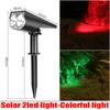 2/9 Led Solar Powered Lamp Adjustable Solar Spotlight In-Ground IP65 Waterproof Landscape Wall Light Outdoor Lighting