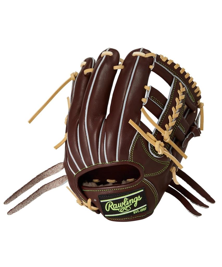 Rawlings PREMIUM GH5HPN62 Baseball Throw HOH® Glove, Hardball, Infielder's, Espresso, 11.25 Inches, Right-Handed