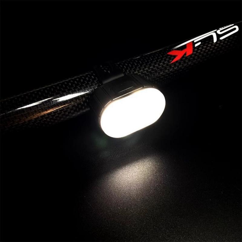 1 Set Multiple Lighting Modes Usb Type-C Rechargeable Bicycle Front Rear Light Led Headlamp Taillight For Night Riding Safety