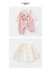 Baby Girl Autumn Dungaree & Onesie Set - Cute Two-Piece for Small Infants