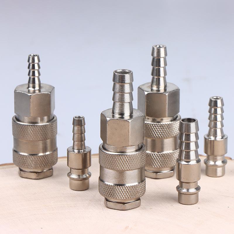 1 Set Pneumatischer Schnellkupplungsstecker 8 mm Europäischer Stil Sh Ph Typ, Für Kompressorschlauch und Werkzeuge
