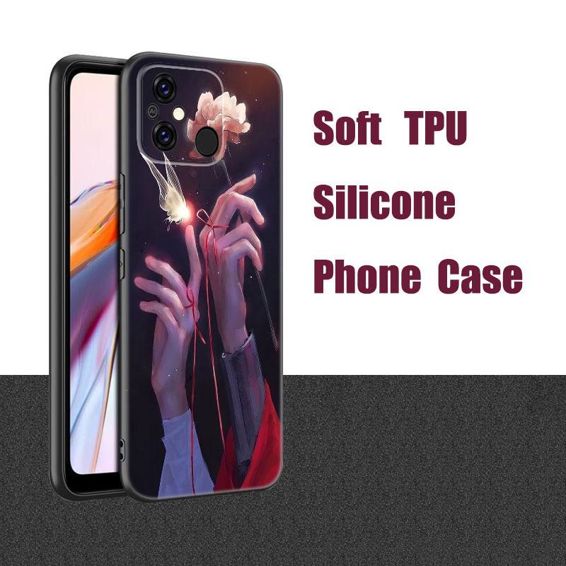 Heaven Official’s Blessing Black Phone Case For Xiaomi Redmi 7A 8A 9A 10A 11A 9C 10C 12C 13C 11 Prime A1 A2 + 12 4G Note 9T 12R