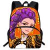 Hunters Demon Kpop Cartoon School Backpack Durable Material Anti Shock Students