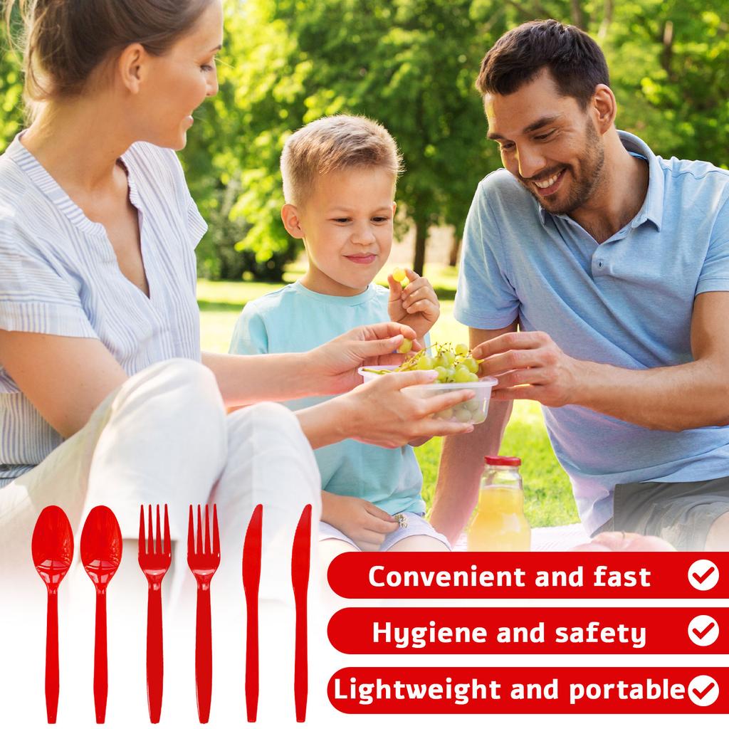 Party Cake Knife, Fork, And Spoon Set